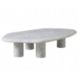 Timothy Oulton Arno Coffee Table (Large, 160 x 93cm) in Marble White Satin is a sculptural, - Image 2 of 2