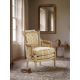 A Pair of Louis XVI easy chair "Lerouge" Copy after work signed Lerouge – The back is curved and - Image 1 of 8