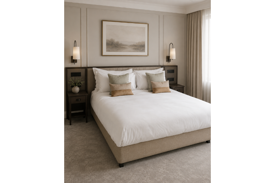A bed set comprising a king 160 x 200cm Pocket sprung encapsulated contract mattress, complete - Image 3 of 4