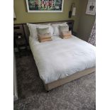 A bed set comprising a king 160 x 200cm Pocket sprung encapsulated contract mattress, complete