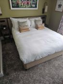 A bed set comprising a king 160 x 200cm Pocket sprung encapsulated contract mattress, complete