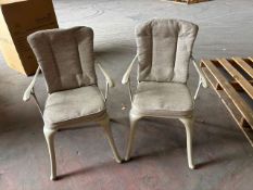 Milan Armchair inc. Seat & Back Cushion - Stone