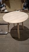 GD Curved Back 80cm Bistro Table w/ Sinterstone Top