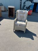 Chedworth Hi-Back Recliner Armchair - Sandstone
