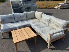 Bordeaux Square Modular Sofa with Square Coffee Table - FSC