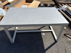 Hudson Rectangle Casual Dining Table - Mocha