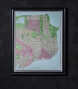 Timothy Oulton Maps San Francisco Art (100 x 82cm) The Timothy Oulton Maps San Francisco Art black