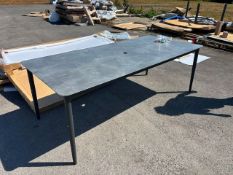 Antibes 220 x 100cm Rectangle Dining Table - Anthracite