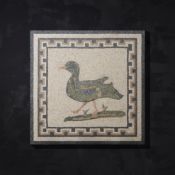 Timothy Oulton Mosaic Cyan Bird Art (138 x 138cm) The Timothy Oulton Mosaic Cyan Bird Art (138 x