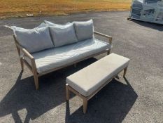 Maine 3 Seat Sofa and Bench