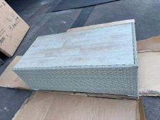 Kingscote Large Rectangle Modular Coffee Table with Ceramic Top - Nutmeg