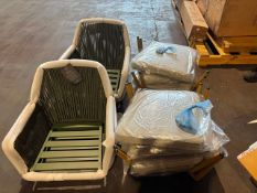 Como Dining Armchair - Fern Green x4
