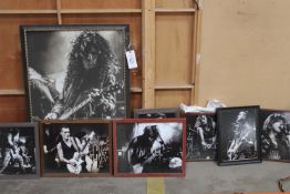 ASSORTED ROCK & ROLL PICTURES **QTY. 9**
