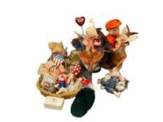 2002, 2003, 1995 ANNALEE MOBILITEE DOLLS TEXRTILE DOLLS