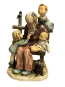 EXCLUSIVE EDITION M.I. HUMMEL GOEBEL FIGURINE NO. 621 AT GRANDPA'S NO. 817/10,000 TMK 7