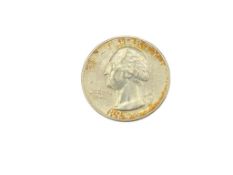 1948-S U.S. WASHINGTON SILVER QUARTER AU