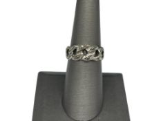 STERLING SILVER MARCASITE FASHION RING