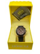 MEN'S INVICTA 10706SYB PROFESSIONAL SPEEDWAY CHRONOGRAPH WRISTWATCH MODEL NO. 10706