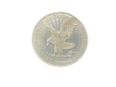 ONE OUNCE TITANIUM COIN FEATURING 2024 AMERICAN SILVER EAGLE DESIGN