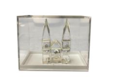 SWAROVSKI CRYSTAL CASTLE CATHEDRAL CITY CASTLE RETIRED