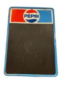 197O'S PEPSI COLA CHALKBOARD METAL MENU SIGN