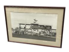 1982 CAL/EXPO FLYING U RODEO BLCK AND WHITE PHOTOGRAPH BY WOODY WILSON