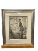 CARL HUGO BEETZ CALIFORNIA BORN ARTIST ORIGINAL PENCIL DRAWING