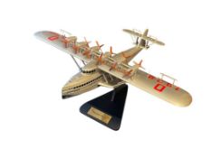 TOYS AND MODELS CORP. WOODEN MODEL DORNIER DO-X GERMAN AIRCRAFT