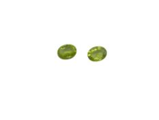 TWO 1CT OVAL CUT PERIDOTS