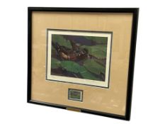 1994 DUCKS UNLIMITED NANCY HOWE 11TH ANNUAL PRINT AND STAMP LIMITED EDITION NO. 4478/5000
