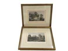 THREE EUROPEAN ILLUSTRATIONS FROM ENGRAVINGS HAY CHURCH, RAGLAND, AND BRECON ALES