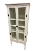 THREE TIER WOOD STORAGE CABINET