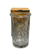 SHANNON CRYSTAL BY GODINGER LEAD CRYSTAL DUCHESS HURRICANE VASE