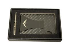 FOR THE RUGGED SLIM WALLET MINIMLAIST WALLET WITH RFID BLOCKING CARBON FIBER FINISH