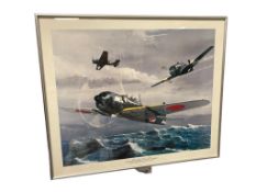 TONY WEDDEL WWII AVIATION ILLUSTRATION THE VALIANT CLAN MITSUBISHI A6M5 ZERO
