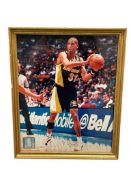 REGGIE MILLER AUTOGRAPHED PHOTOGRAPH FORMER PROFESSIONAL BASKETBALL PLAYER