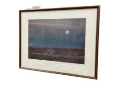 LINDA DUFERRENA WINNEMUCCA, NV PHOTOGRAPHER PHOTOGRAPH TITLED MOONRISE ON THE SHELDON