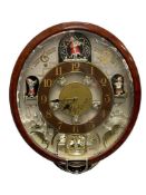 SEIKO MELODIES IN MOTION BATTERY OPERATED ANIMATED WALL CLOCK WITH SWAROVSKI CRYSTALS