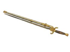 FRATERNAL ORDER OF EAGLES FRATERNAL ORGANIZATION VINTAGE OFFICER SWORD BY THE M.C. LILLEY & CO.