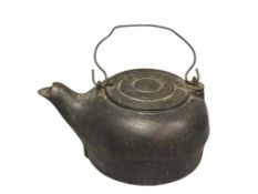 VINTAGE CAST IRON TEA KETTLE