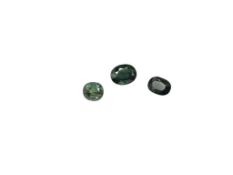 APPROX. 4CTTW OF OVAL CUT BLUE GREEN SAPPHIRES