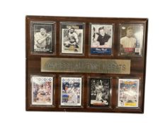 YABKEES ALL-TIME GREATS BASEBALL PLAYER CARD PLAQUE