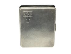1866 ENGLISH BIRMINGHAM MADE STERLING SILVER CIGARETTE CASE FEATURING MAKER'S MARK 