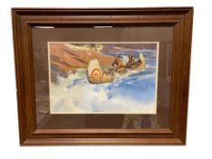 GEORGE MCCANN AMERICAN ARTIST ORIGIANL ACRYLIC ON BOARD