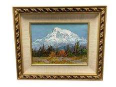 FRED OLDFIELD AMERICAN COWBOY AND WESTERN ARTIST ORIGINAL OIL ON CANVAS