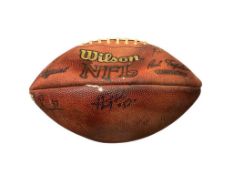 AUTOGRAPHED TEAM NFL FOOTBALL