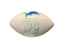 GRANT STUARD AUTOGRAPHED DETROIT LIONS PROFESSIONAL FOOTBALL PLAYER FOOTBALL