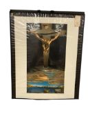 SALVADOR DALI RENOWN SURREALIST ARTIST SIGNED LIMITED EDITION LITHOGRAPH CHRIST OF ST. JOHN