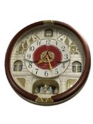 SEIKO MELODIES IN MOTION BATTERY POWERED WALL CLOCK DECORATED WITH SWAROVSKI CRYSTALS