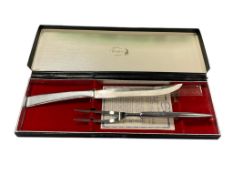 CARVEL HALL VINTAGE TWO-PIECE CUTLERY SET IN ORIGINAL BOX